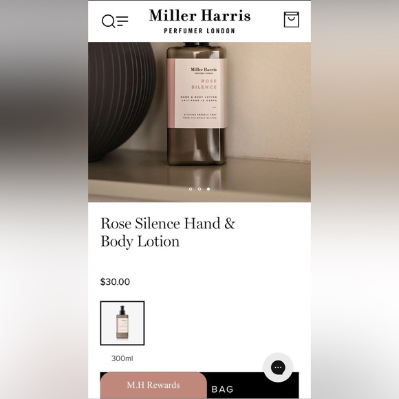 NEW Miller Harris Rose Silence Bath&Body Set - Picture 5 of 6